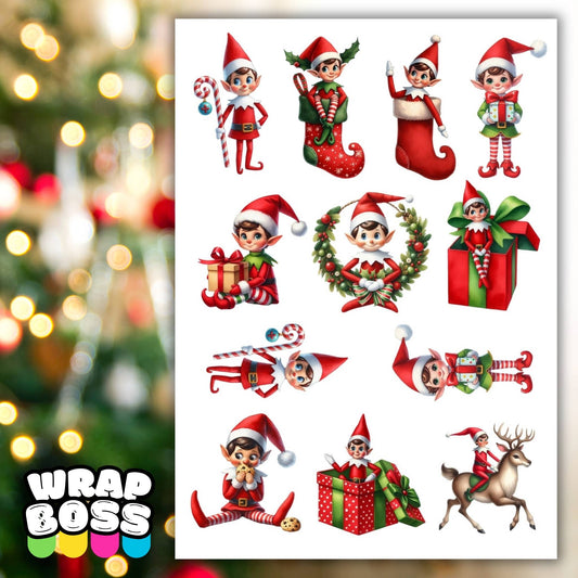 Christmas Elf | UV DTF Element Sheet