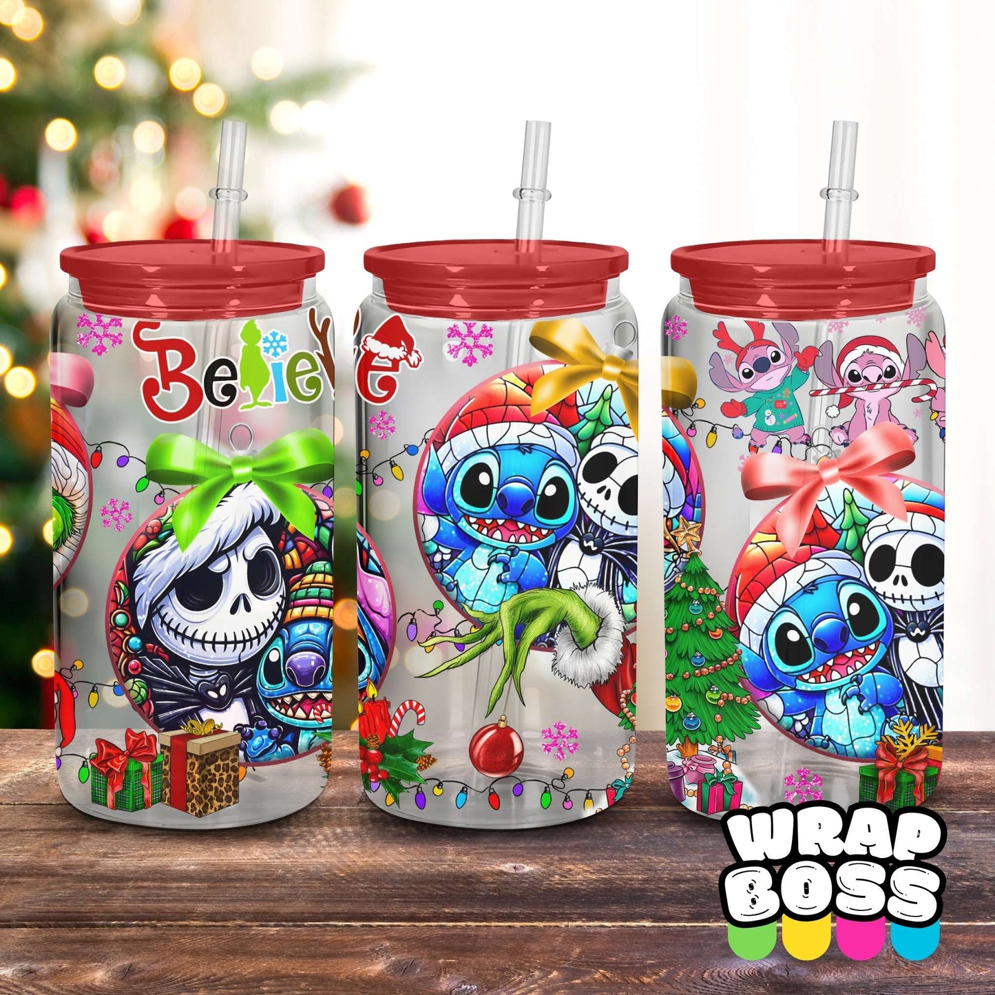 626 & Friends Baubles | UV DTF 16oz Can Wrap