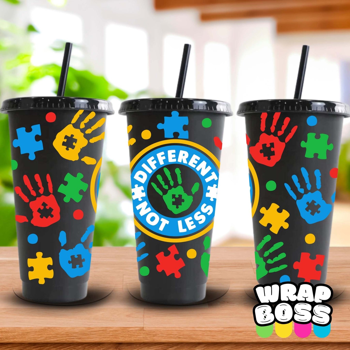 autism cold cup wrap