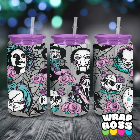 Halloween Favourites 1 | UV DTF 16oz Can Wrap