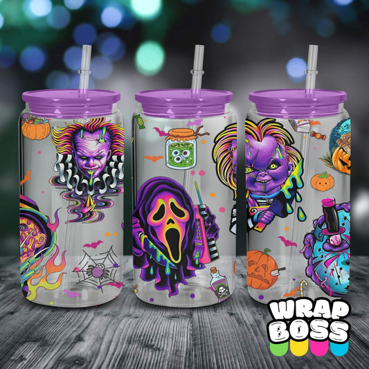 Halloween Favourites 2 | UV DTF 16oz Can Wrap