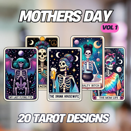 Mothers Day Tarot Vol 1 | UV DTF Decal