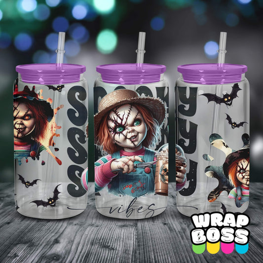 Chucky Vibes | UV DTF 16oz Can Wrap