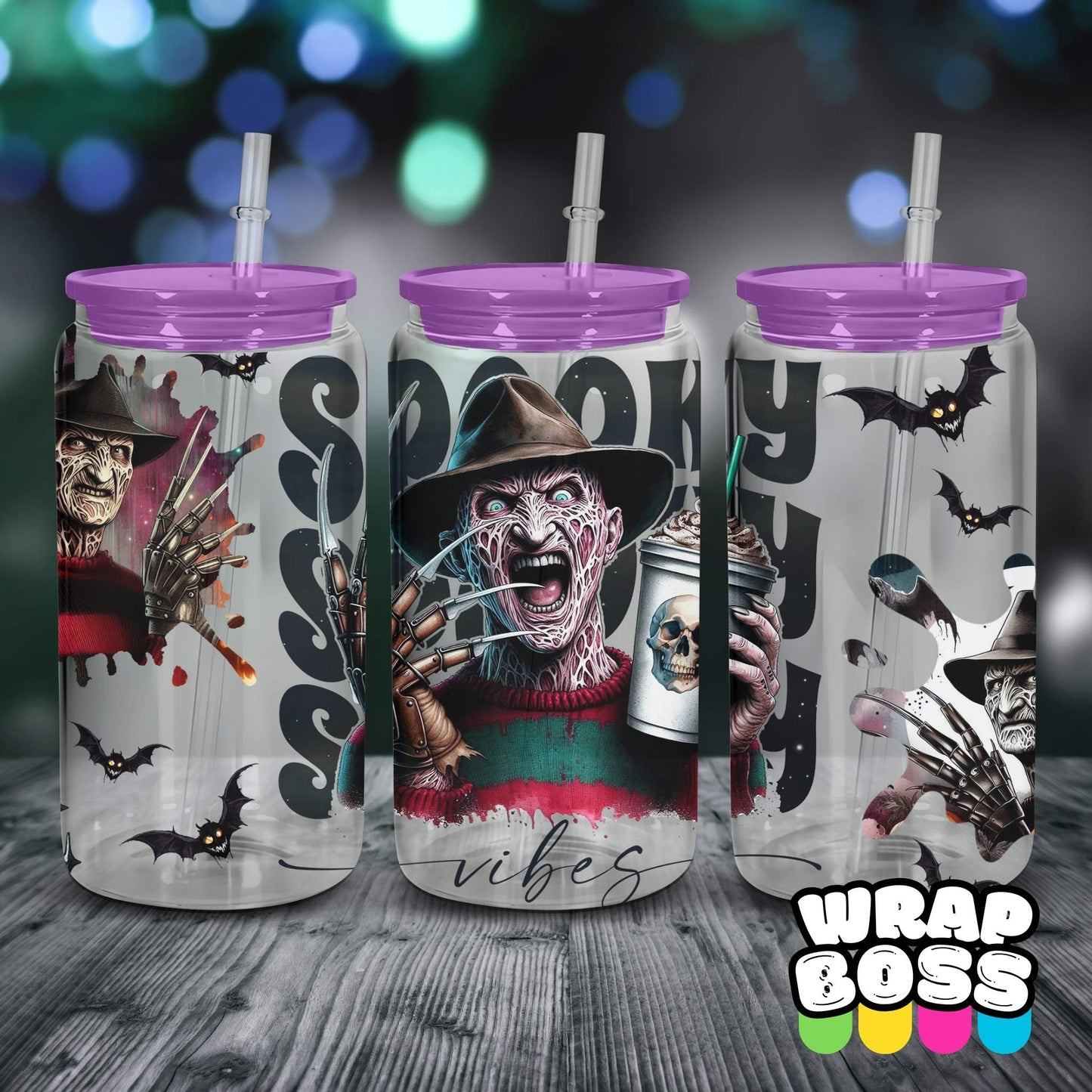 Freddy Vibes | UV DTF 16oz Can Wrap